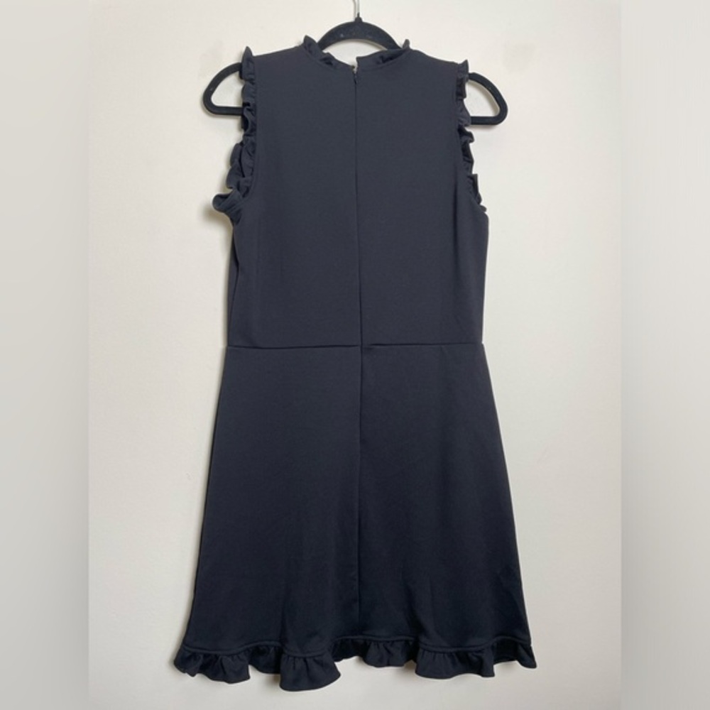 Amanda Uprichard Midnight Ruffle Mini Dress - Picture 4 of 8